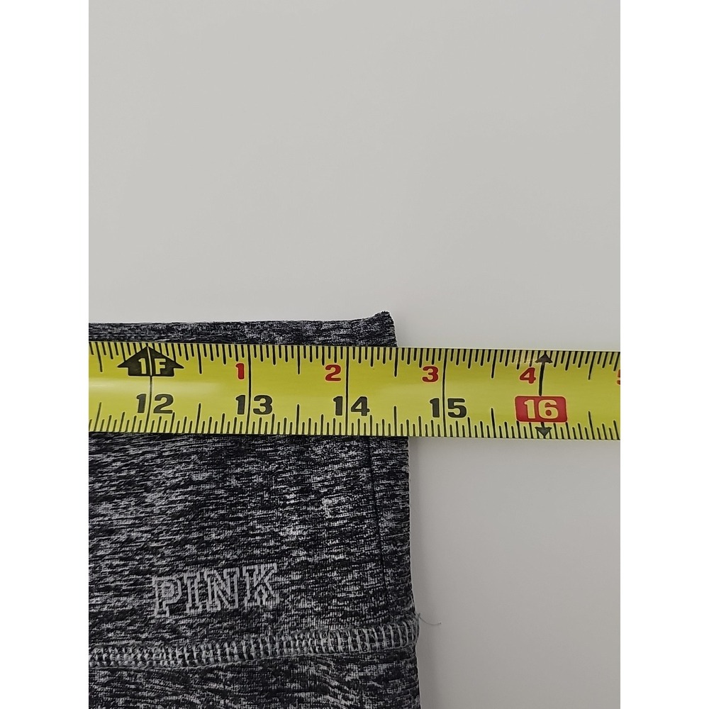 Pink Victoria Secret Yoga Pants Women's Medium Gray Capri Cropped Leggings‎ - Picture 12 of 16